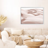 Shop Pastel Dunes Photo Canvas Art Print-Boho, Landscape, Moroccan Days, Nature, Photography, Photography Canvas Prints, Pink, View All-framed wall decor artwork