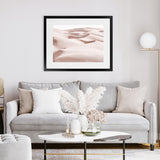 Shop Pastel Dunes Photo Art Print-Boho, Landscape, Moroccan Days, Nature, Photography, Pink, View All-framed poster wall decor artwork