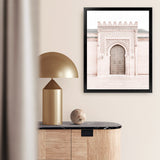 Shop Moroccan Door III Photo Art Print-Boho, Moroccan Days, Neutrals, Photography, Pink, Portrait, Rectangle, View All-framed poster wall decor artwork
