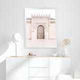 Shop Moroccan Door III Photo Art Print-Boho, Moroccan Days, Neutrals, Photography, Pink, Portrait, Rectangle, View All-framed poster wall decor artwork
