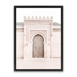 Shop Moroccan Door III Photo Canvas Art Print-Boho, Moroccan Days, Neutrals, Photography, Photography Canvas Prints, Pink, Portrait, Rectangle, View All-framed wall decor artwork