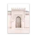 Shop Moroccan Door III Photo Canvas Art Print-Boho, Moroccan Days, Neutrals, Photography, Photography Canvas Prints, Pink, Portrait, Rectangle, View All-framed wall decor artwork