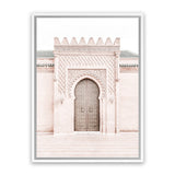 Shop Moroccan Door III Photo Canvas Art Print-Boho, Moroccan Days, Neutrals, Photography, Photography Canvas Prints, Pink, Portrait, Rectangle, View All-framed wall decor artwork
