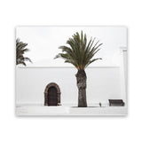 Shop Island Church Photo Art Print-Boho, Green, Landscape, Moroccan Days, Photography, Tropical, View All, White-framed poster wall decor artwork