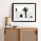 Shop Island Church Photo Art Print-Boho, Green, Landscape, Moroccan Days, Photography, Tropical, View All, White-framed poster wall decor artwork