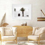 Shop Island Church Photo Art Print-Boho, Green, Landscape, Moroccan Days, Photography, Tropical, View All, White-framed poster wall decor artwork