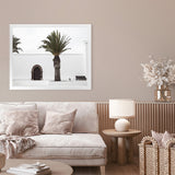 Shop Island Church Photo Art Print-Boho, Green, Landscape, Moroccan Days, Photography, Tropical, View All, White-framed poster wall decor artwork