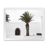 Shop Island Church Photo Art Print-Boho, Green, Landscape, Moroccan Days, Photography, Tropical, View All, White-framed poster wall decor artwork