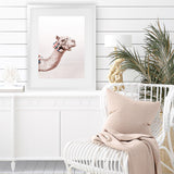 Shop Bedouin Camel II Photo Art Print-Animals, Baby Nursery, Boho, Moroccan Days, Photography, Pink, Portrait, View All-framed poster wall decor artwork