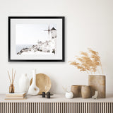 Shop Oia II Photo Art Print-Boho, Coastal, Greece, Landscape, Photography, View All, White-framed poster wall decor artwork