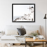 Shop Oia II Photo Art Print-Boho, Coastal, Greece, Landscape, Photography, View All, White-framed poster wall decor artwork
