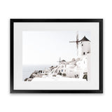 Shop Oia II Photo Art Print-Boho, Coastal, Greece, Landscape, Photography, View All, White-framed poster wall decor artwork