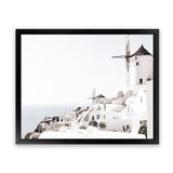 Shop Oia II Photo Art Print-Boho, Coastal, Greece, Landscape, Photography, View All, White-framed poster wall decor artwork