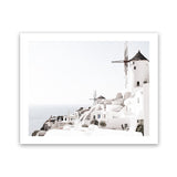 Shop Oia II Photo Art Print-Boho, Coastal, Greece, Landscape, Photography, View All, White-framed poster wall decor artwork