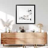 Shop Oia II (Square) Photo Art Print-Boho, Coastal, Greece, Photography, Square, View All, White-framed poster wall decor artwork