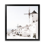 Shop Oia II (Square) Photo Art Print-Boho, Coastal, Greece, Photography, Square, View All, White-framed poster wall decor artwork