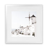 Shop Oia II (Square) Photo Art Print-Boho, Coastal, Greece, Photography, Square, View All, White-framed poster wall decor artwork
