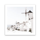 Shop Oia II (Square) Photo Art Print-Boho, Coastal, Greece, Photography, Square, View All, White-framed poster wall decor artwork