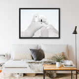 Shop Mykonos Church Photo Canvas Art Print-Greece, Landscape, Photography, Photography Canvas Prints, View All, White-framed wall decor artwork