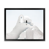 Shop Mykonos Church Photo Art Print-Greece, Landscape, Photography, View All, White-framed poster wall decor artwork