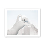 Shop Mykonos Church Photo Art Print-Greece, Landscape, Photography, View All, White-framed poster wall decor artwork