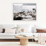 Shop A Day At Fontelina II Photo Canvas Art Print-Amalfi Coast Italy, Blue, Coastal, Hamptons, Landscape, Photography, Photography Canvas Prints, View All-framed wall decor artwork