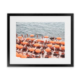 Shop One Fire Club III Photo Art Print-Amalfi Coast Italy, Coastal, Landscape, Orange, Photography, View All-framed poster wall decor artwork