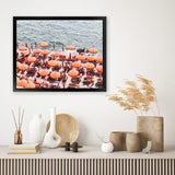 Shop One Fire Club III Photo Art Print-Amalfi Coast Italy, Coastal, Landscape, Orange, Photography, View All-framed poster wall decor artwork