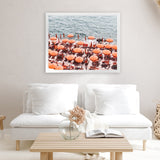 Shop One Fire Club III Photo Art Print-Amalfi Coast Italy, Coastal, Landscape, Orange, Photography, View All-framed poster wall decor artwork