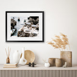 Shop Fontelina Boat Ramp Photo Art Print-Amalfi Coast Italy, Blue, Brown, Coastal, Landscape, Photography, View All-framed poster wall decor artwork