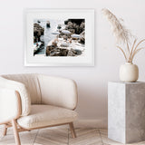 Shop Fontelina Boat Ramp Photo Art Print-Amalfi Coast Italy, Blue, Brown, Coastal, Landscape, Photography, View All-framed poster wall decor artwork