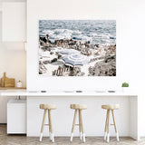 Shop A Day At Fontelina III Photo Canvas Art Print-Amalfi Coast Italy, Blue, Brown, Coastal, Hamptons, Landscape, Photography, Photography Canvas Prints, View All-framed wall decor artwork