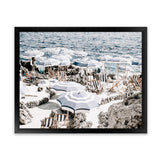 Shop A Day At Fontelina III Photo Art Print-Amalfi Coast Italy, Blue, Brown, Coastal, Hamptons, Landscape, Photography, View All-framed poster wall decor artwork