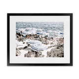 Shop A Day At Fontelina III Photo Art Print-Amalfi Coast Italy, Blue, Brown, Coastal, Hamptons, Landscape, Photography, View All-framed poster wall decor artwork