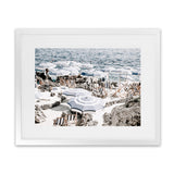 Shop A Day At Fontelina III Photo Art Print-Amalfi Coast Italy, Blue, Brown, Coastal, Hamptons, Landscape, Photography, View All-framed poster wall decor artwork