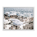 Shop A Day At Fontelina III Photo Canvas Art Print-Amalfi Coast Italy, Blue, Brown, Coastal, Hamptons, Landscape, Photography, Photography Canvas Prints, View All-framed wall decor artwork