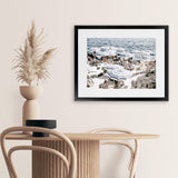 Shop A Day At Fontelina III Photo Art Print-Amalfi Coast Italy, Blue, Brown, Coastal, Hamptons, Landscape, Photography, View All-framed poster wall decor artwork