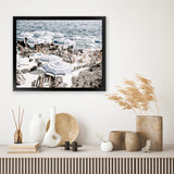Shop A Day At Fontelina III Photo Art Print-Amalfi Coast Italy, Blue, Brown, Coastal, Hamptons, Landscape, Photography, View All-framed poster wall decor artwork