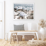 Shop A Day At Fontelina III Photo Art Print-Amalfi Coast Italy, Blue, Brown, Coastal, Hamptons, Landscape, Photography, View All-framed poster wall decor artwork