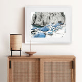 Shop Capri Beach Club I Photo Art Print-Amalfi Coast Italy, Blue, Coastal, Landscape, Nature, Photography, View All-framed poster wall decor artwork