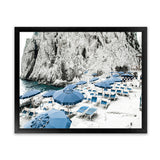 Shop Capri Beach Club I Photo Art Print-Amalfi Coast Italy, Blue, Coastal, Landscape, Nature, Photography, View All-framed poster wall decor artwork