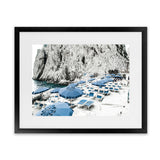 Shop Capri Beach Club I Photo Art Print-Amalfi Coast Italy, Blue, Coastal, Landscape, Nature, Photography, View All-framed poster wall decor artwork