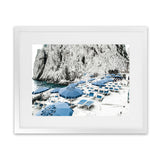 Shop Capri Beach Club I Photo Art Print-Amalfi Coast Italy, Blue, Coastal, Landscape, Nature, Photography, View All-framed poster wall decor artwork