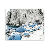 Shop Capri Beach Club I Photo Art Print-Amalfi Coast Italy, Blue, Coastal, Landscape, Nature, Photography, View All-framed poster wall decor artwork