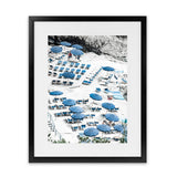 Shop Capri Beach Club III Photo Art Print-Amalfi Coast Italy, Blue, Coastal, Nature, Photography, Portrait, View All-framed poster wall decor artwork