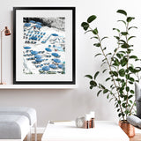 Shop Capri Beach Club III Photo Art Print-Amalfi Coast Italy, Blue, Coastal, Nature, Photography, Portrait, View All-framed poster wall decor artwork