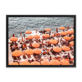 Shop One Fire Club VI Photo Canvas Art Print-Amalfi Coast Italy, Coastal, Landscape, Orange, Photography, Photography Canvas Prints, View All-framed wall decor artwork