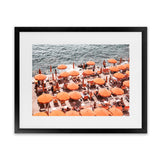 Shop One Fire Club VI Photo Art Print-Amalfi Coast Italy, Coastal, Landscape, Orange, Photography, View All-framed poster wall decor artwork