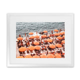 Shop One Fire Club VI Photo Art Print-Amalfi Coast Italy, Coastal, Landscape, Orange, Photography, View All-framed poster wall decor artwork