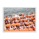 Shop One Fire Club VI Photo Canvas Art Print-Amalfi Coast Italy, Coastal, Landscape, Orange, Photography, Photography Canvas Prints, View All-framed wall decor artwork